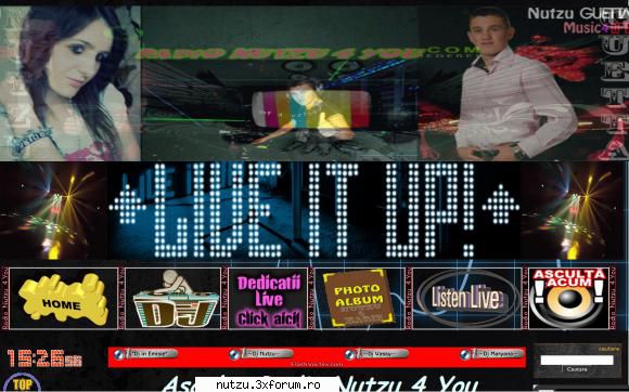click pe adresa sa vezi site-ul  :hi:    :hi: 1.radio nutzu 4 you